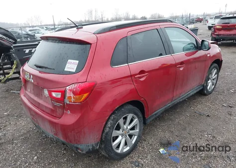 2014 Mitsubishi Outlander Sport Se from USA, damaged, VIN 4A4AR4AU3EE024038